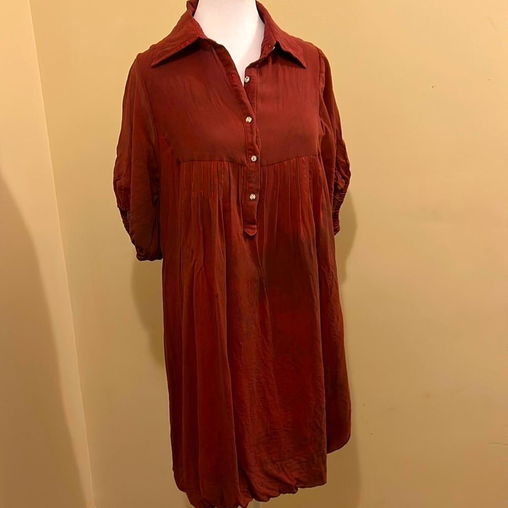 DASLU SAO PAULO SHIRT DRESS